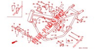 CADRE (TF/TG/TH/TJ/TL/TN/TP) pour Honda REBEL 250 Pull back handle de 1989