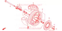 ROUE AVANT pour Honda PS 250 de 2006