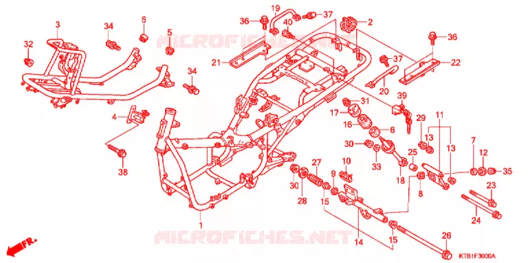 CADRE Honda MOTO 250 other-models 2006  PS2506