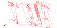 AMORTISSEUR ARRIERE pour Honda BENLY CD 50 de 1993