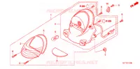 FEU ARRIERE pour Honda 50 CREA SCOOPY de 2008