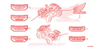 AUTOCOLLANTS pour Honda FOURTRAX 500 FOREMAN 4X4 Electric Shift, Power Steering de 2019