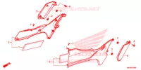 COUVERCLES LATERAUX pour Honda NC 750 INTEGRA de 2019