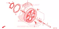 ROUE AVANT pour Honda NC 750 INTEGRA de 2019
