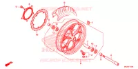 ROUE AVANT pour Honda NC 750 INTEGRA de 2019
