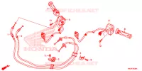 COMMODO   LEVIER   CABLE pour Honda FORZA 125 5E de 2018