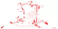 PEDALE pour Honda CB 500 F ABS de 2019