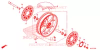 ROUE AVANT pour Honda CB 1000 R ABS de 2019