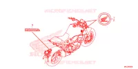 AUTOCOLLANTS pour Honda CB 1000 R ABS de 2019
