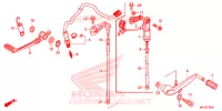 PEDALE pour Honda CBR 1000 ABS de 2019
