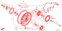 ROUE ARRIERE pour Honda CBR 1000 ABS de 2019