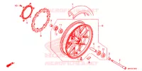 ROUE AVANT pour Honda CBR 500 R de 2019