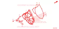 CARTER D'EMBRAYAGE pour Honda GL 1800 GOLD WING de 2019