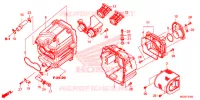 FILTRE A AIR pour Honda CB 500F ABS BLANC, ROUGE de 2014