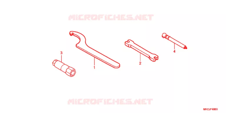 OUTIL Honda MOTO 450 CRF 2020  CRF450RL