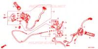 LEVIER DE GUIDON   CABLE   COMMODO pour Honda CBR 1000 RR ABS BLACK de 2019