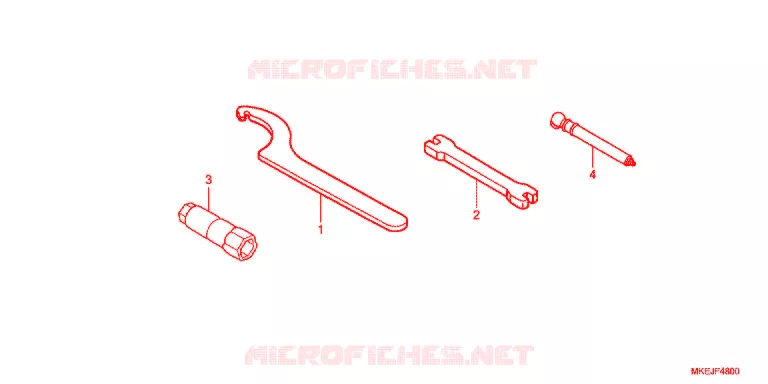 OUTIL Honda MOTO 450 CRF 2019  CRF450RK