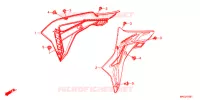OUIES DE RADIATEUR (CRF450RX) pour Honda CRF 450 RX ENDURO de 2019