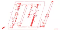 FOURCHE pour Honda NC 750 S de 2020
