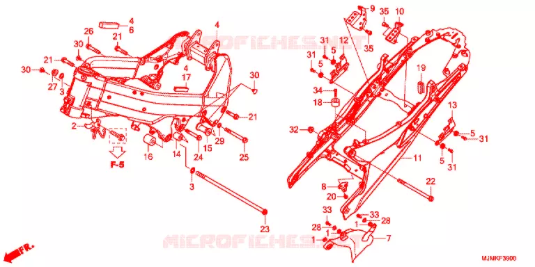 CADRE Honda MOTO 800 CROSSRUNNER 2021  VFR800XK