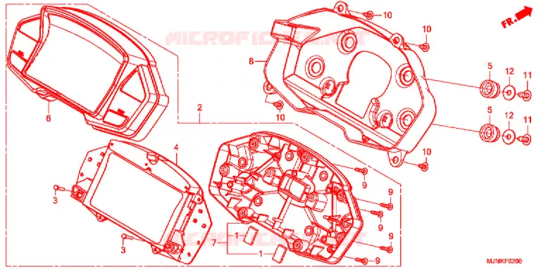 COMPTEUR Honda MOTO 800 CROSSRUNNER 2020  VFR800XK