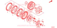 EMBRAYAGE (F.C.C.) pour Honda CB 110 Front brake disk de 2016