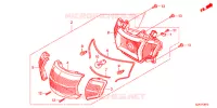 FEUX ARRIERE pour Honda TACT 50 BASIC SPECIAL de 2019
