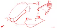SELLE pour Honda LEAD 125 de 2020