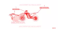 AUTOCOLLANTS pour Honda CRF 250 F de 2020
