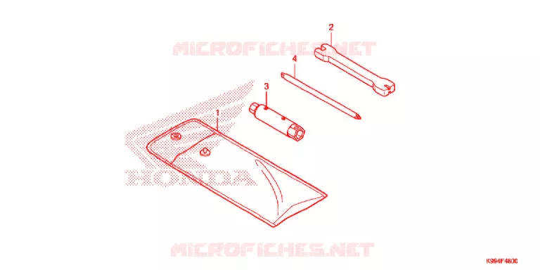 OUTIL Honda MOTO 250 CRF 2019  CRF250FK