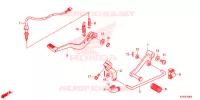 PEDALE pour Honda CB 250 TWISTER CBS de 2019