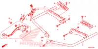 REPOSE PIED   PEDALE pour Honda FOURTRAX 420 RANCHER 4X4 AT IRS EPS ESP de 2020