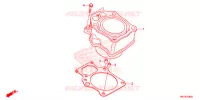 CYLINDRE pour Honda FOURTRAX 420 RANCHER 4X4 AT IRS EPS ESP de 2020
