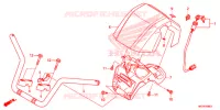 GUIDON pour Honda FOURTRAX 420 RANCHER 4X4 AT IRS EPS ESP de 2020