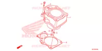 CYLINDRE pour Honda FOURTRAX 420 4X4 ESP DCT EPS IRS de 2020