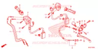 LEVIER DE GUIDON   CABLE   COMMODO pour Honda CB 500F ABS WHITE de 2014