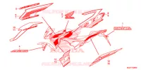 AUTOCOLLANTS pour Honda CB 500 F ABS de 2015