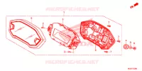 COMPTEUR pour Honda CB 500 F ABS de 2015