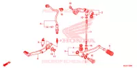 PEDALE pour Honda CB 500 F ABS de 2015