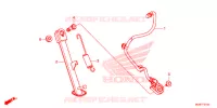 BEQUILLE LATERALE pour Honda CB 500 F ABS de 2018