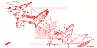 COUVERCLES LATERAUX pour Honda CB 500 X ABS de 2018