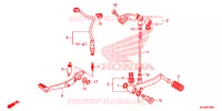 PEDALE pour Honda CB 500 X ABS de 2018