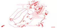 SELLE   POIGNEE ARRIERE pour Honda CB 500 X ABS de 2018