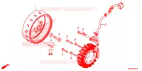 ALTERNATEUR pour Honda CBR 500 R de 2017