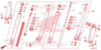FOURCHE pour Honda CRF 250 M de 2014