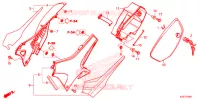 COUVERCLES LATERAUX (CRF250RL) pour Honda CRF 250 RALLYE de 2019