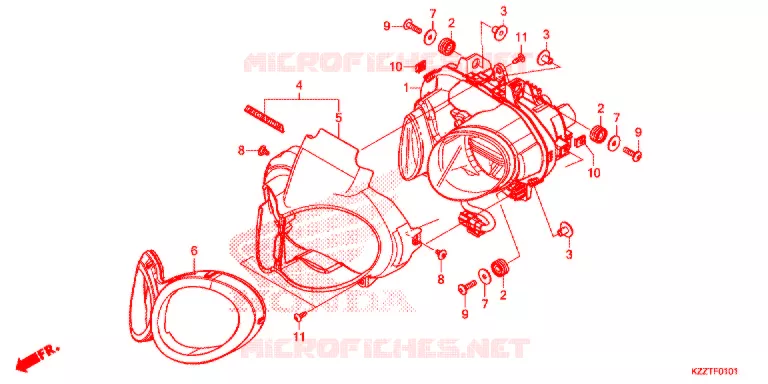 PHARE (CRF250RL) Honda MOTO 250 CRF 2019  CRF250RLK