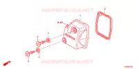 COUVERCLE DE CULASSE  pour Honda CLICK 110 COMBI BRAKE de 2007