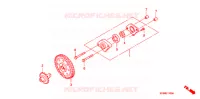 POMPE A HUILE pour Honda CLICK 110 FRONT DISK, SPOKED WHEELS de 2009