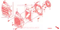 VENTILATEUR ET COUVERCLE DE RADIATEUR pour Honda CLICK 110 FRONT DISK, SPOKED WHEELS de 2009